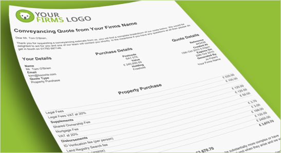 Hoowla Conveyancing Calculator Quote